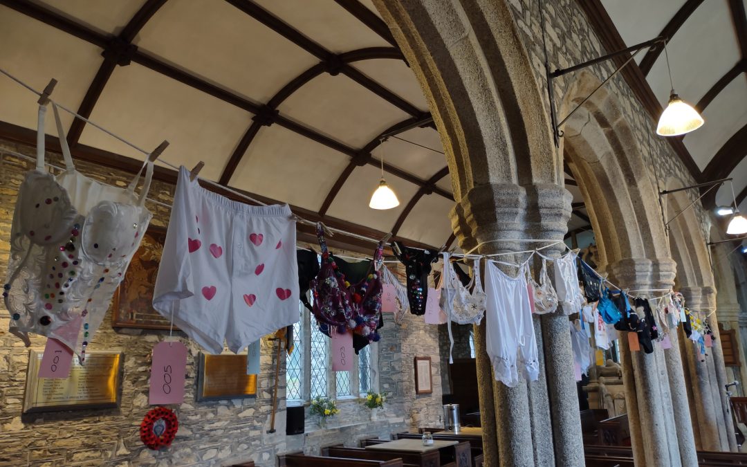 Devon Church Lines Up Bras and Boxers for Cancer Charities Fundraiser