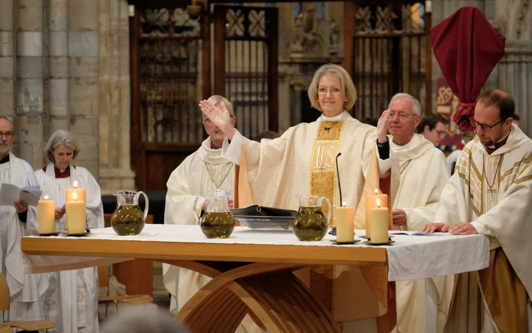 Bishop Jackie First Woman to Lead Exeter’s Maundy Thursday Chrism Service