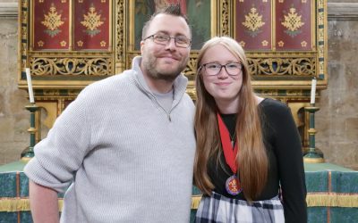 School Mental Health Champion, Caitlin, 15, youngest to get St Boniface Medal
