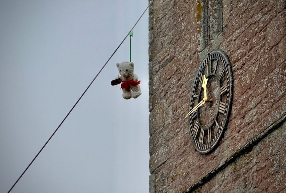 Stuffed With Courage! Teddies Take a Leap of Faith