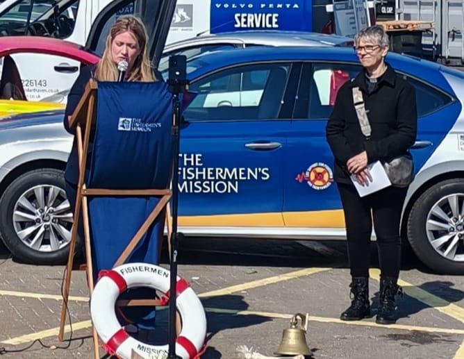Remembering Fishermen Lost at Sea in Brixham Quayside Service