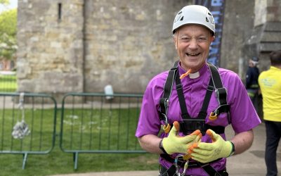 Bishop of Exeter Takes Leap of Faith for Exeter Cathedral Abseil